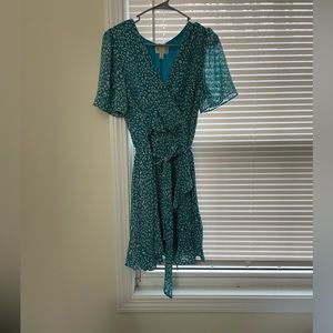 Blue printed beautiful dress